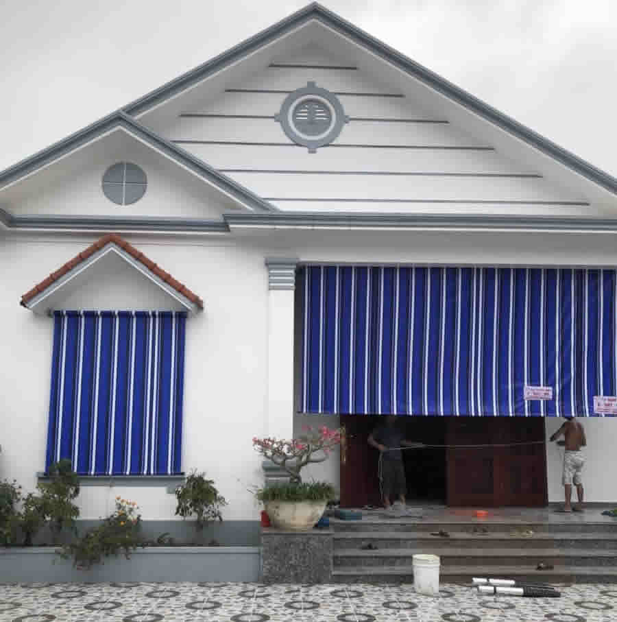 Bạt che nắng mưa tại H&agrave; Tĩnh