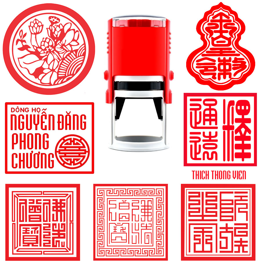 Dịch vụ khắc dấu laser lấy ngay H&agrave; Tĩnh